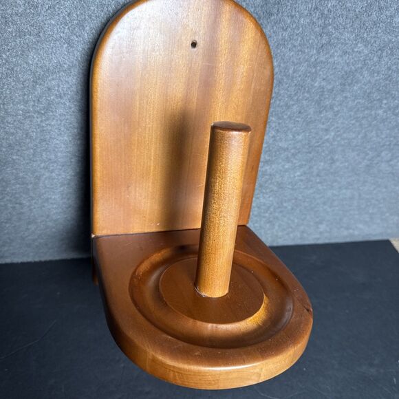Wall Mount Wood Cone Chalk Holder Pool Table Billiards Accessories Brown USED - Picture 2 of 8